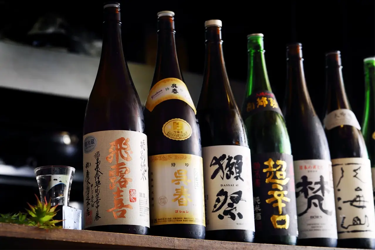 地酒(焼酎、日本酒)の画像